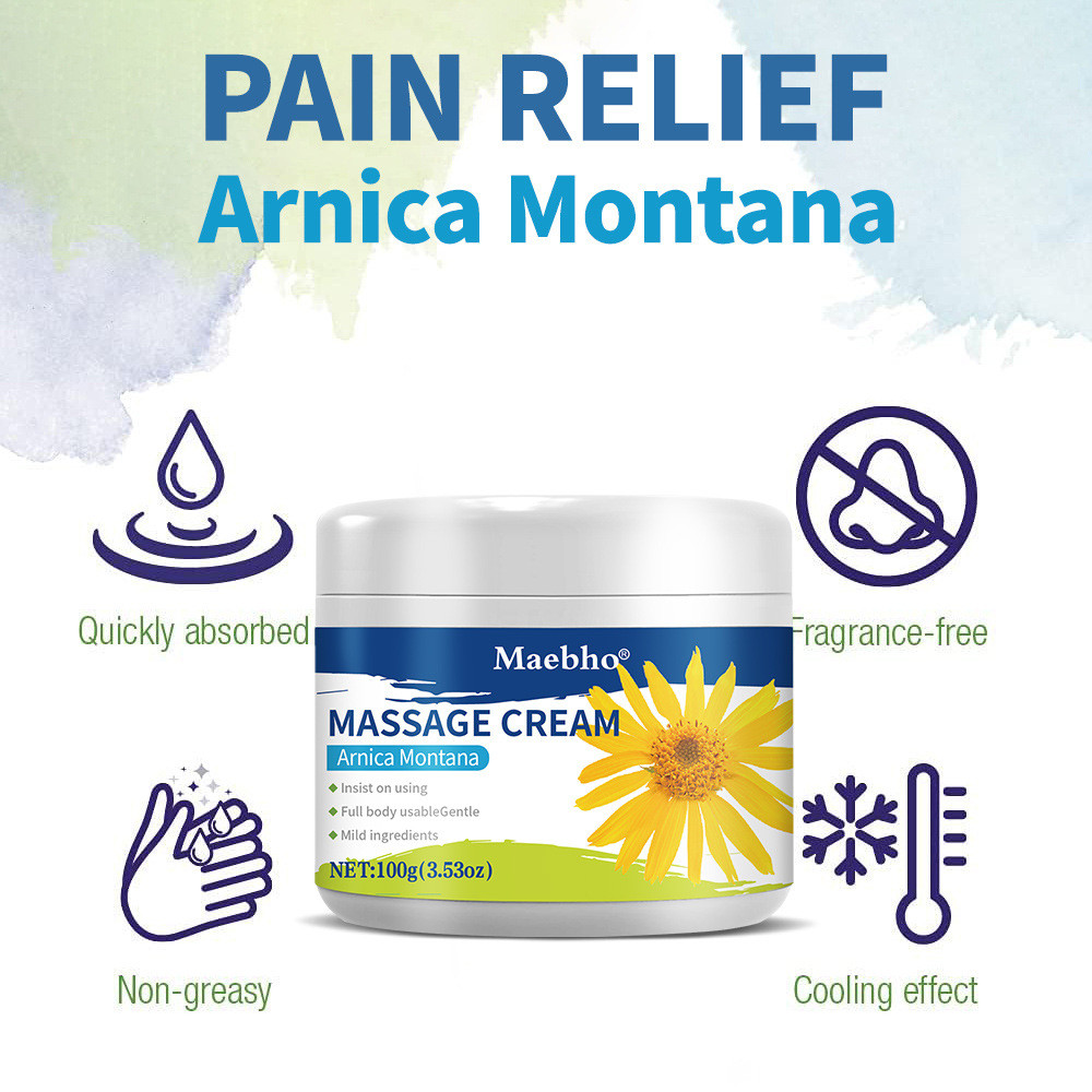 Hàng sẵn có Vận chuyển nhanh Arnica Joint Cream Arnica Kem Massage khớp xương cột sống thắt lưng Cổ 