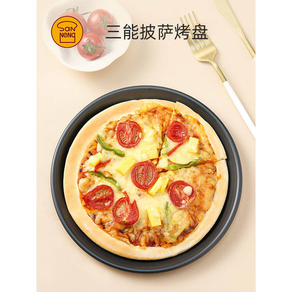 Sanneng Six 6 Eight 8 Nine 9 Nine 12 / Inch Pizza Baking Pan Hộ Gia Đình Thương Mại Nướng Bánh Tròn 