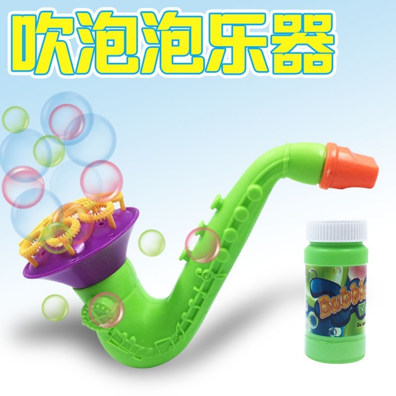 Nhạc Cụ Nhiều Đầu Bong Bóng Saxophone Trumpet Sừng Bong Bóng Dính Trẻ Em Thổi Bong Bóng Đồ Chơi 7.10