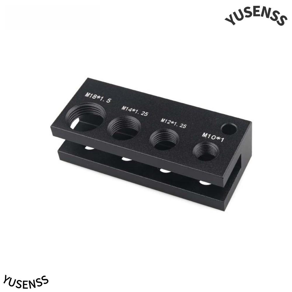 YUSEN Spark Plug Gap Tool, Nhôm Universal Spark Plug Gapping Tool, Đen M10 M12 M14 M18 Car Spark Plu