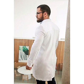 Áo blouse bác sĩ trắng nam, nữ