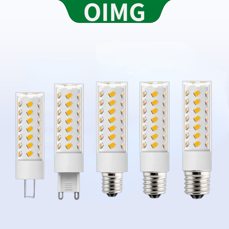 Bóng đèn LED OIMG G4 GY6.35 G9 E12 E14 E17 220V 110V 12V 10W Ánh sáng trắng 6000K Ánh sáng ấm 3000K