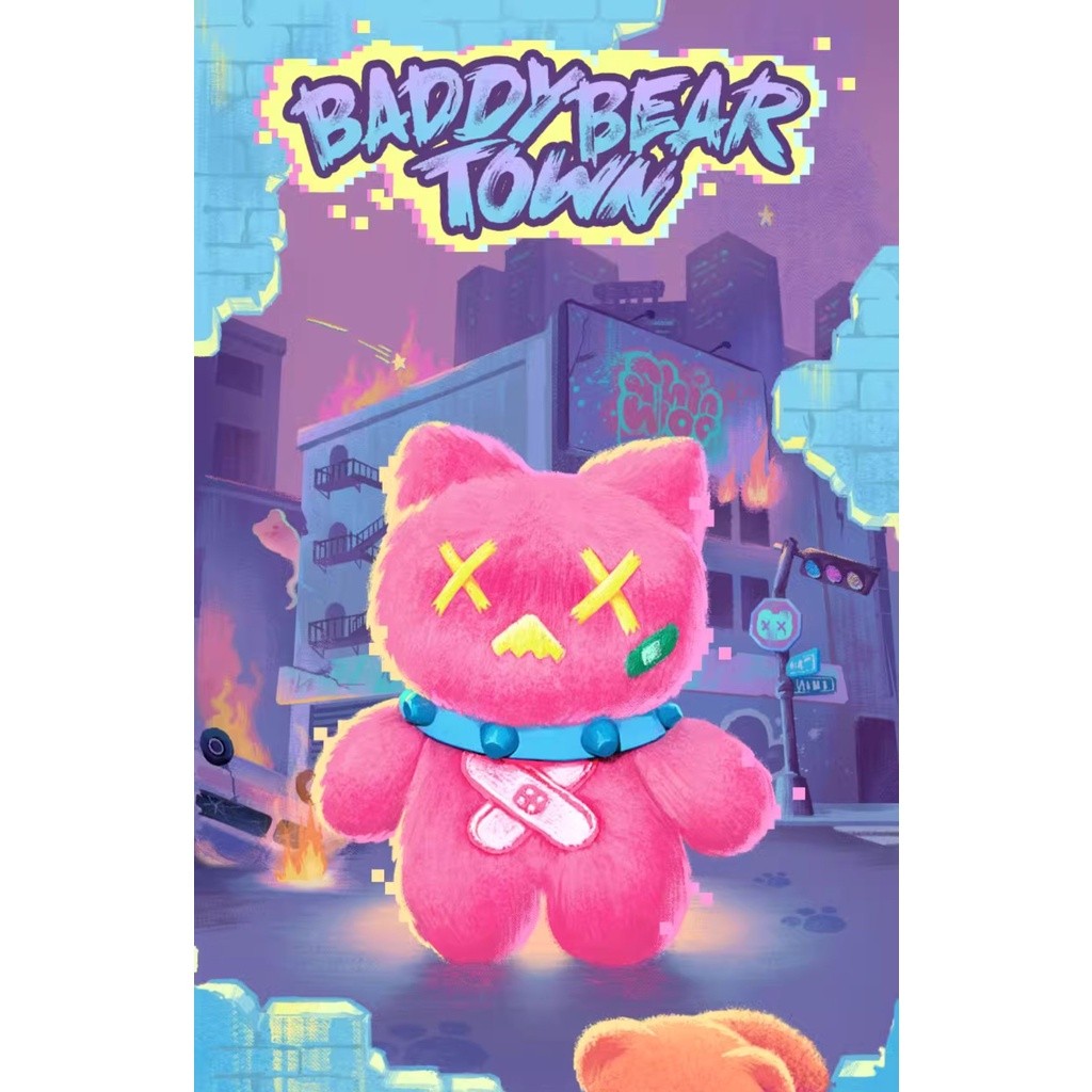 Shinwoo Baddy Bear Town Series Nhân vật bộ sưu tập hộp mù đồ chơi quà tặng