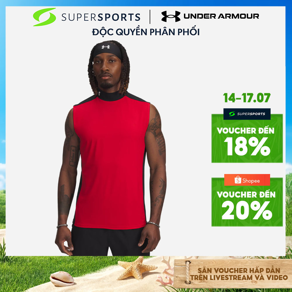Áo Ba Lỗ Nam Under Armour Heatgear Wordmark - 6007049-600