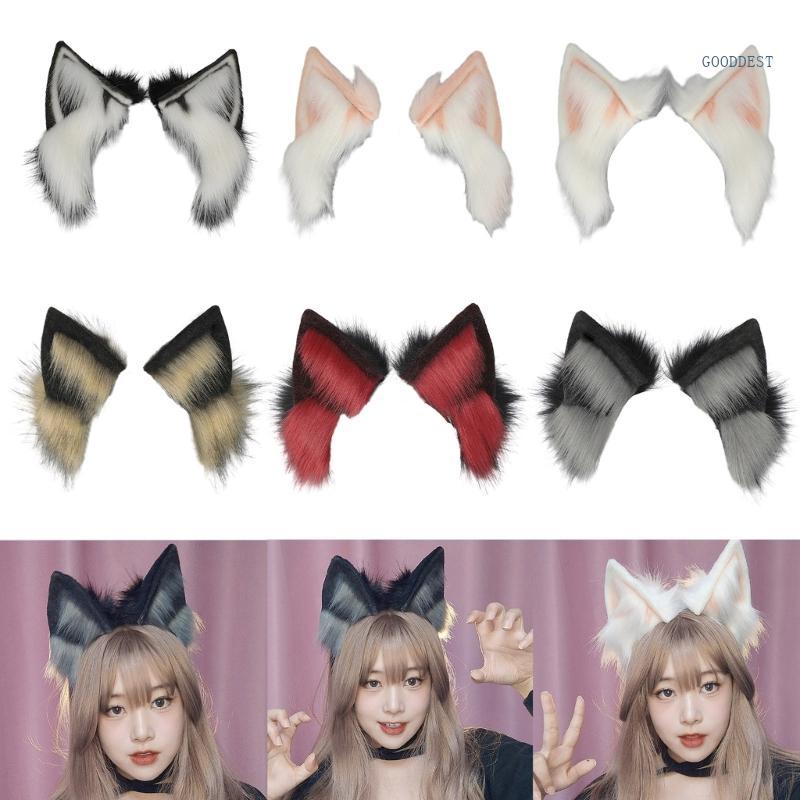 GOO Furry Headband Cosplay Party Anime COSPLAY Halloween Hoạt Hình Nhập Vai