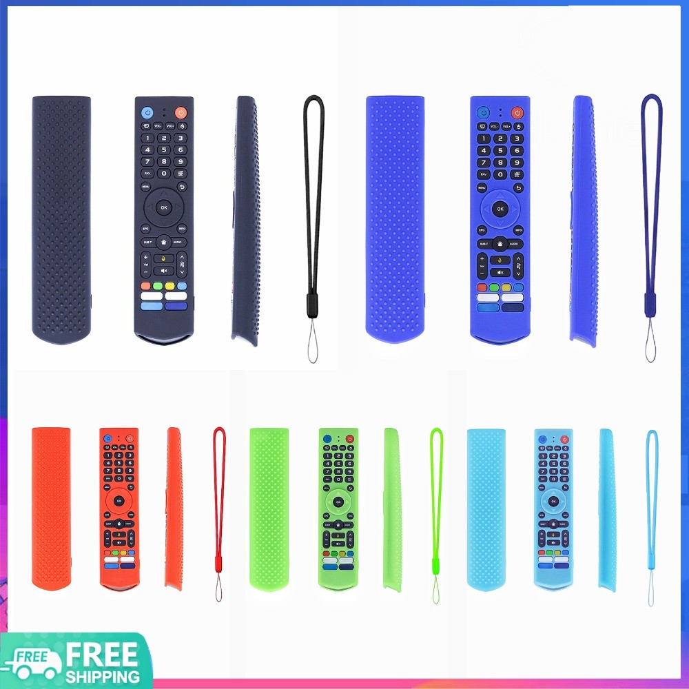 Chiếu sáng♨ Ốp Điều Khiển Từ Xa Silicon Cho VSeeBox V3 V5 Pro / V3 Plus / V3 / V1 Max / Elite / Max 