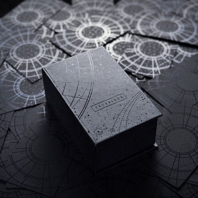 Tarot Cards Tarot Cards Tarot Cards Tarot true Black Tarot Board Game Cards taluo Thẩm Mỹ Smooth Ora