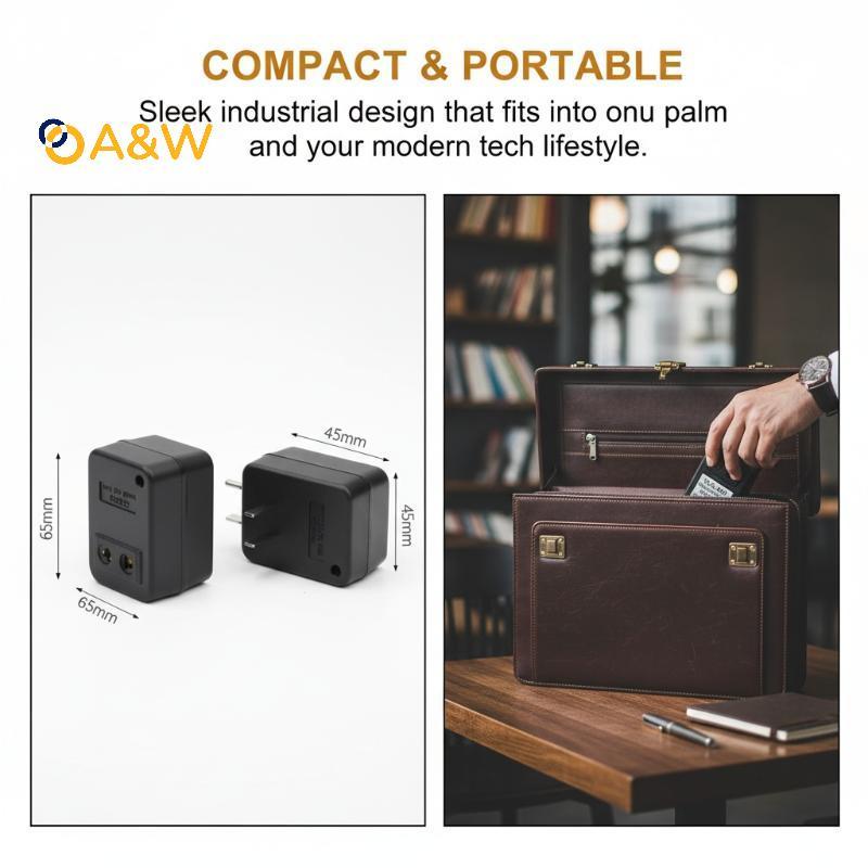 Bộ chuyển đổi điện áp đa năng A & W 50W Biến áp bước lên xuống 220V sang 110V và 110V sang 220V Sử d