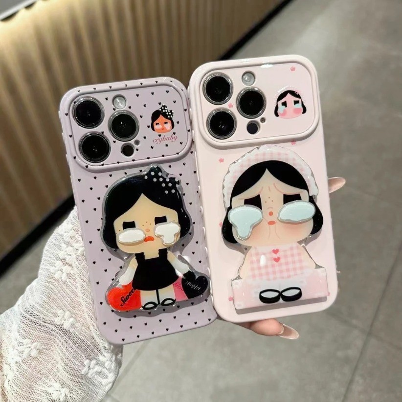 Ốp Lưng iPhone 17 11 16 15 14 13 12 Pro Max Side Love Design-Ốp lưng điện thoại mềm có đệm trang trí