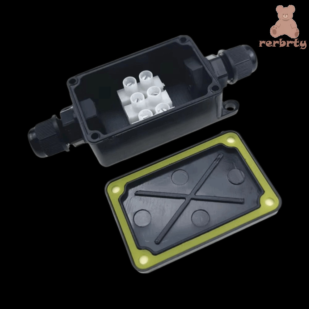 Hộp nối RERBRTY, Đầu nối cáp kín 3 chiều IP66, Dễ dàng lắp đặt Chống bụi 3mm-6.5mm IP66 Hộp nối Đèn 