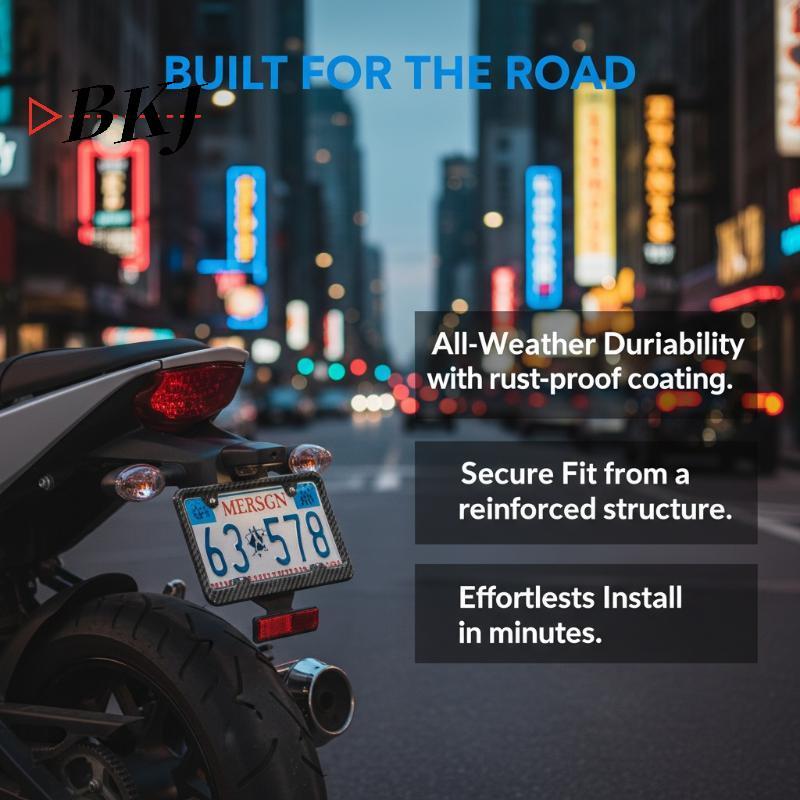 [KJ] Shopee.ph / Motorcycle-License-Plate-Frames-Universal-Aluminum-License-Plate-Ho [Mới]
