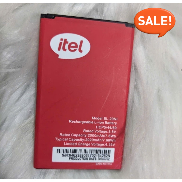 Bán Pin itel 9310 itel it9310 Model : BL-20NI / BL - 20ni Zin Thay Thế