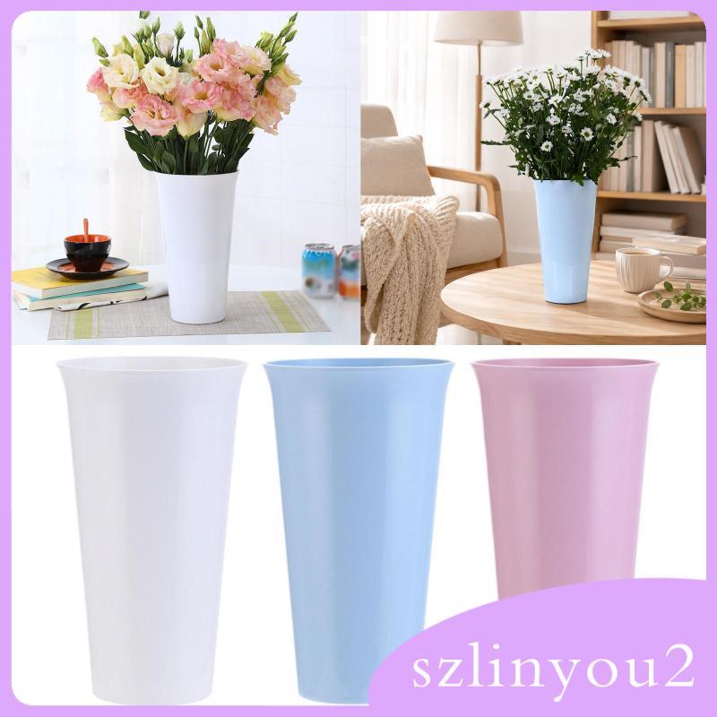 [szlinyou2] Bình hoa nhỏ gọn trang trí tối giản Bình hoa bằng nhựa nhỏ gọn để bàn ăn Bàn làm việc vă