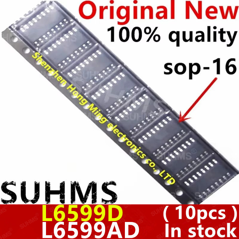 (10 chiếc) 100% Mới L6599 L6599D L6599DTR L6599AD L6599ADTR sop-16 Chipset