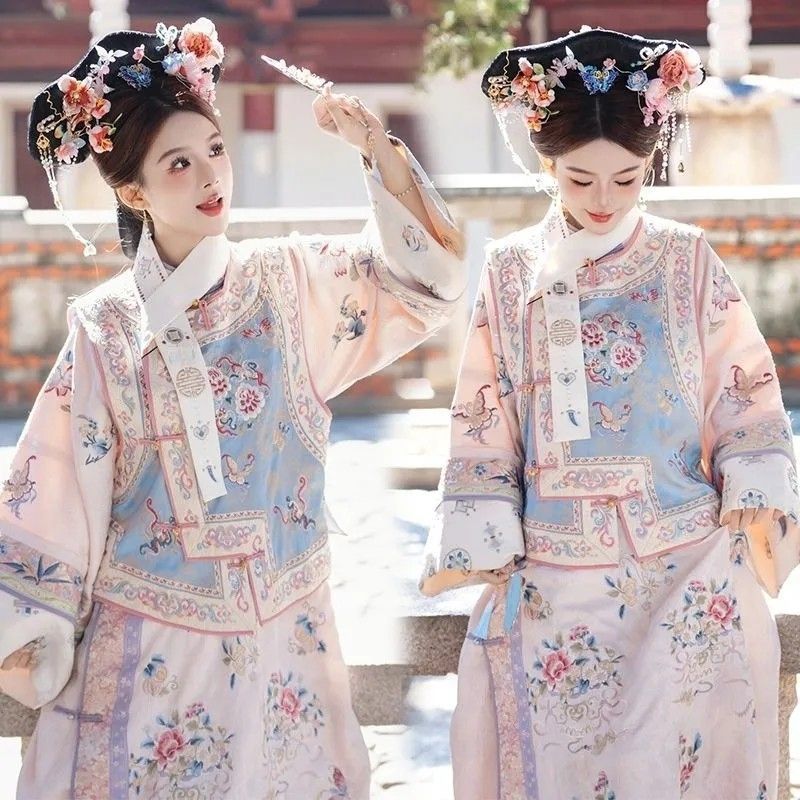 Hanfu Nhà Thanh In Hình Trang Phục Cổ Nhà Thanh Yanji Trang Phục Công Chúa