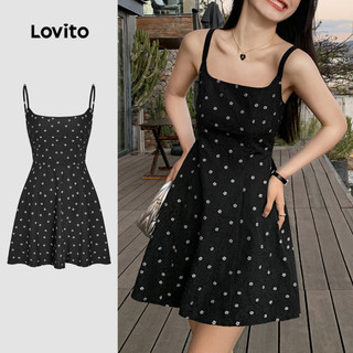 Lovito Váy Phong cách thường ngày Váy xếp li hoa dành cho nữ L68ED147 (Nhiều màu)