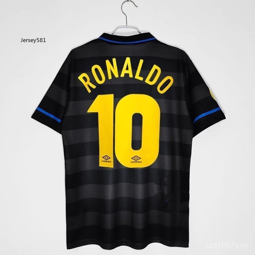 Còn hàng1997 / 98 Inter Milan 3RD Retro Jersey Áo thun bóng đá tùy chỉnhabac
