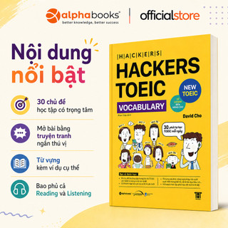 Sách - Hackers TOEIC Vocabulary - Tự học Toeic mỗi ngày (Gamma Books)