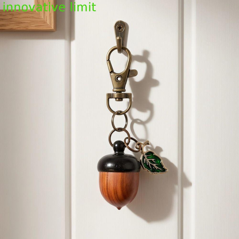 DYRUIZA Acorn Twist Mở Móc Khóa, Mô Phỏng Acorn Nhẹ Acorn Móc Khóa, Thời Trang Nhỏ Lưu Trữ Vật Dụng 
