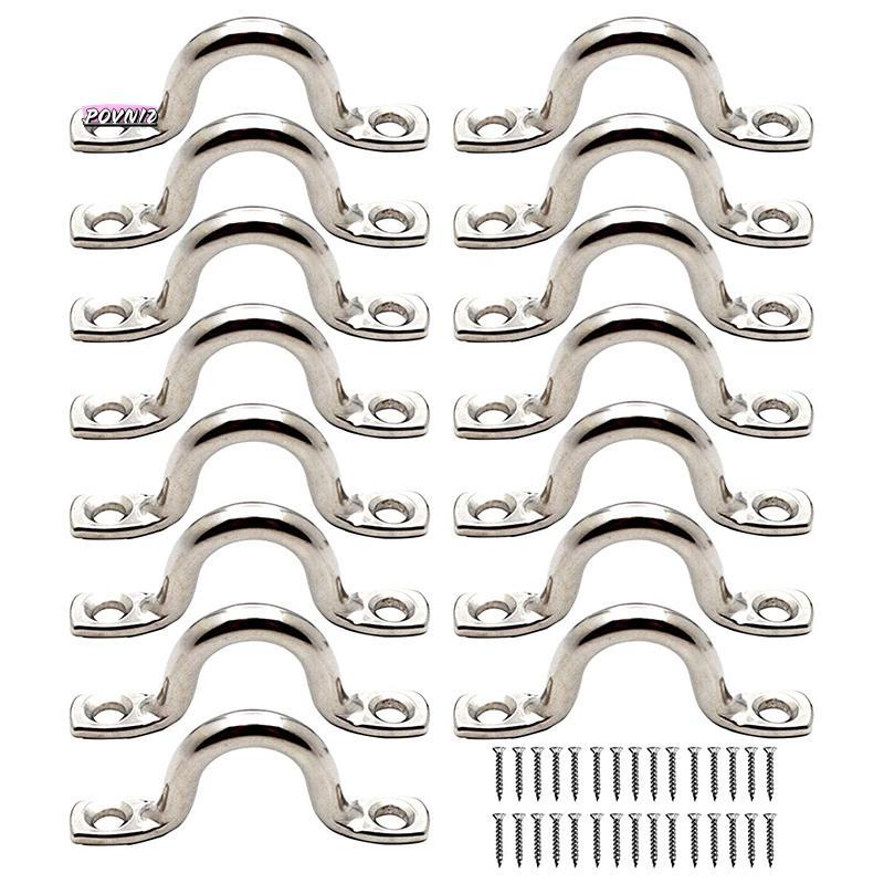 15 Chiếc Thép Không Gỉ Peck Tấm Mắt Móc Trần Kayak Tấm Mắt Kayak Miếng Lót Kayak Cho Kayak Ca nô, Ka