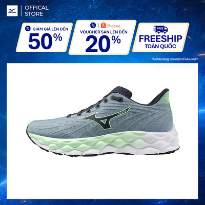 Giày Chạy Bộ Nam Mizuno Wave Sky 8 - Xám - J1GC240251