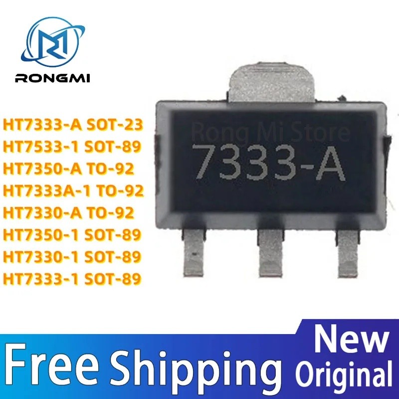 20 Chiếc HT7333 HT7333-A SOT-23 HT7330-1 HT7333-1 HT7350-1 SOT-89 HT7330-A HT7333A-1 HT7350-A TO-92 