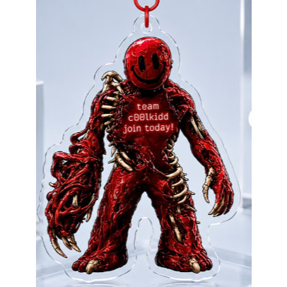 C00lkidd Keychain, Forsaken Roblox Acrylic Charm DECOR