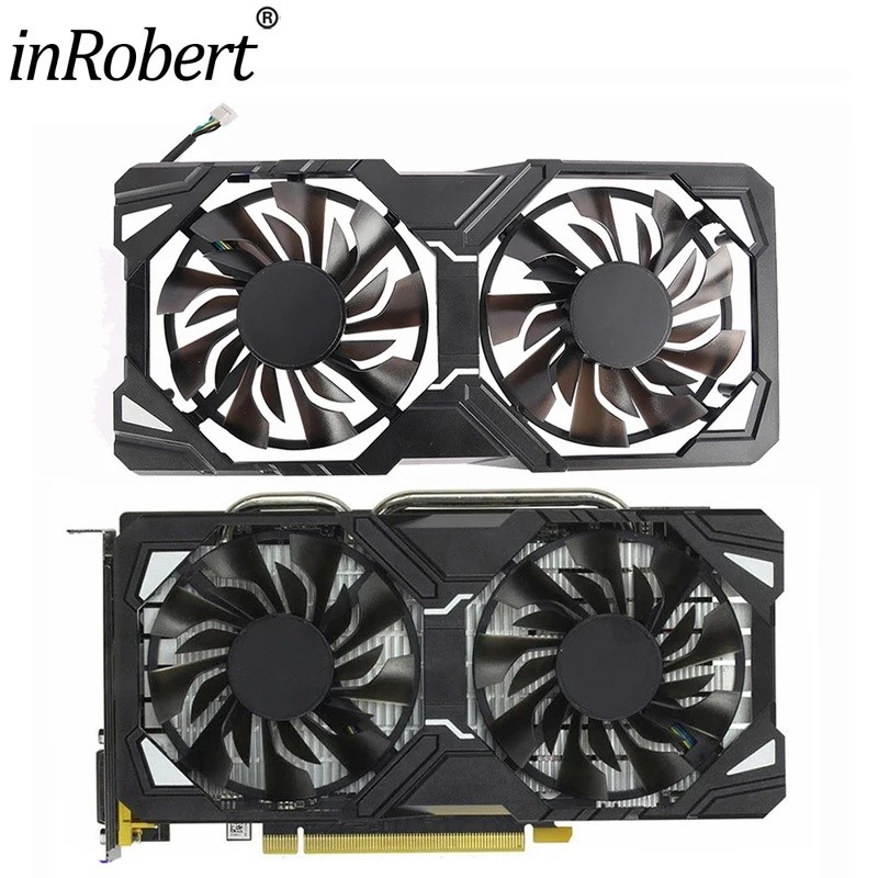 A85mm 4Pin Quạt Làm Mát Vòng Bi Cho Zotac GTX1060 HA GeForce GTX 1060 6GD5 GTX960 4GD5 Quạt Làm Mát 