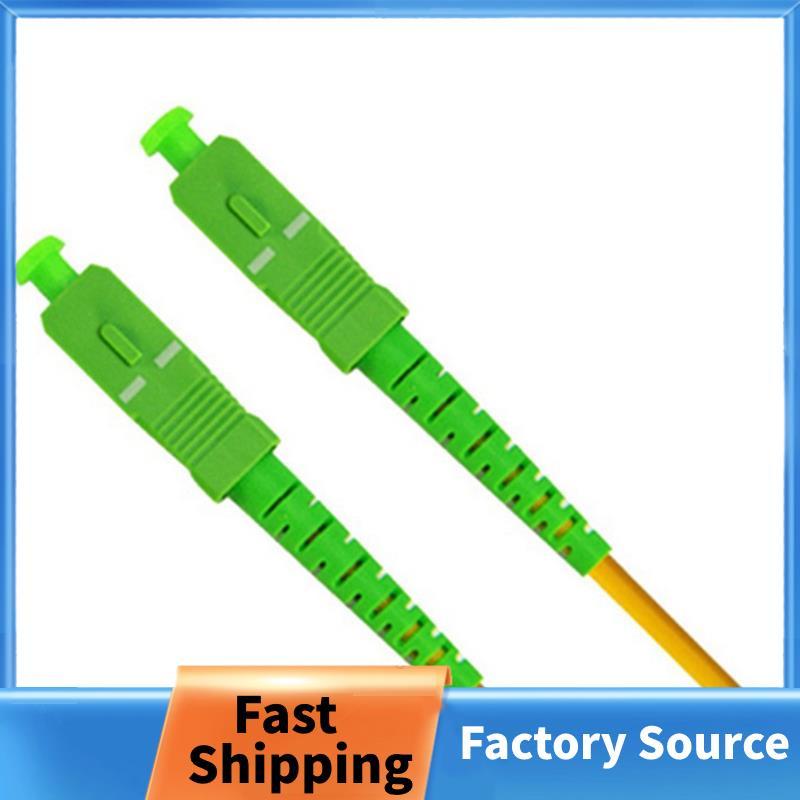 Cáp nhảy sợi quang SC sang SC Dây 3.0mm Singlemode Simplex PVC G652D SM 1310 / 1550nm FTTH 2m