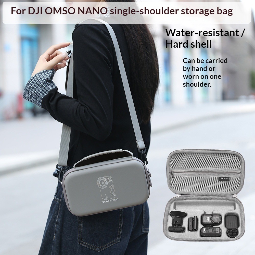 Dành Cho DJI OSMO NANO Túi Đeo Vai Màu Xám Cho DJI OSMO NANO Túi Bảo Quản Cho DJI OSMO NANO Phụ Kiện