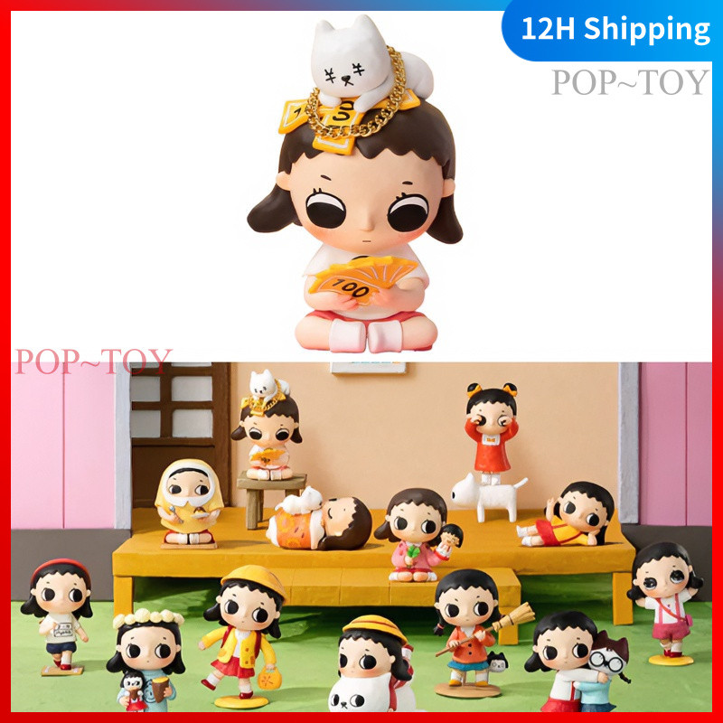POPMART Nyota × Chibi Maruko chan Series Figures pop mart blind box collection decorative gift toy