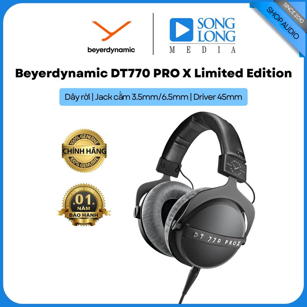 Tai nghe chụp tai Beyerdynamic DT770 PRO X Limited Edition (48ohm) -  Hàng Chính Hãng - Songlongmedi