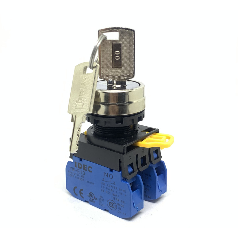 IDEC Chính Hãng Izumi YW4K-2AE10 11 01 02 21 Tự Khóa 3 Phím Công Tắc 2AE20 Núm 3AE