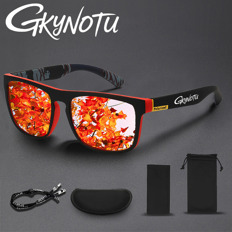 GKYNOTU Polarized Fishing Glasses UV400 Sport Sunglasses For Cycling Driving Outdoor Adventure Eyewe