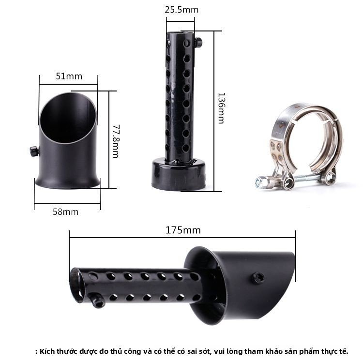 Bộ giảm thanh ống xả kéo dài cho xe DUKE RC390 tăng cường hiệu suất tiếng êm
