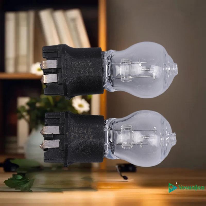 YosunJon] Đèn Halogen 12V / 24W PW24W Cho A4 / CC Golf MK7 F30 3 Series Đèn Chạy Ban Ngày DRL Trắng 