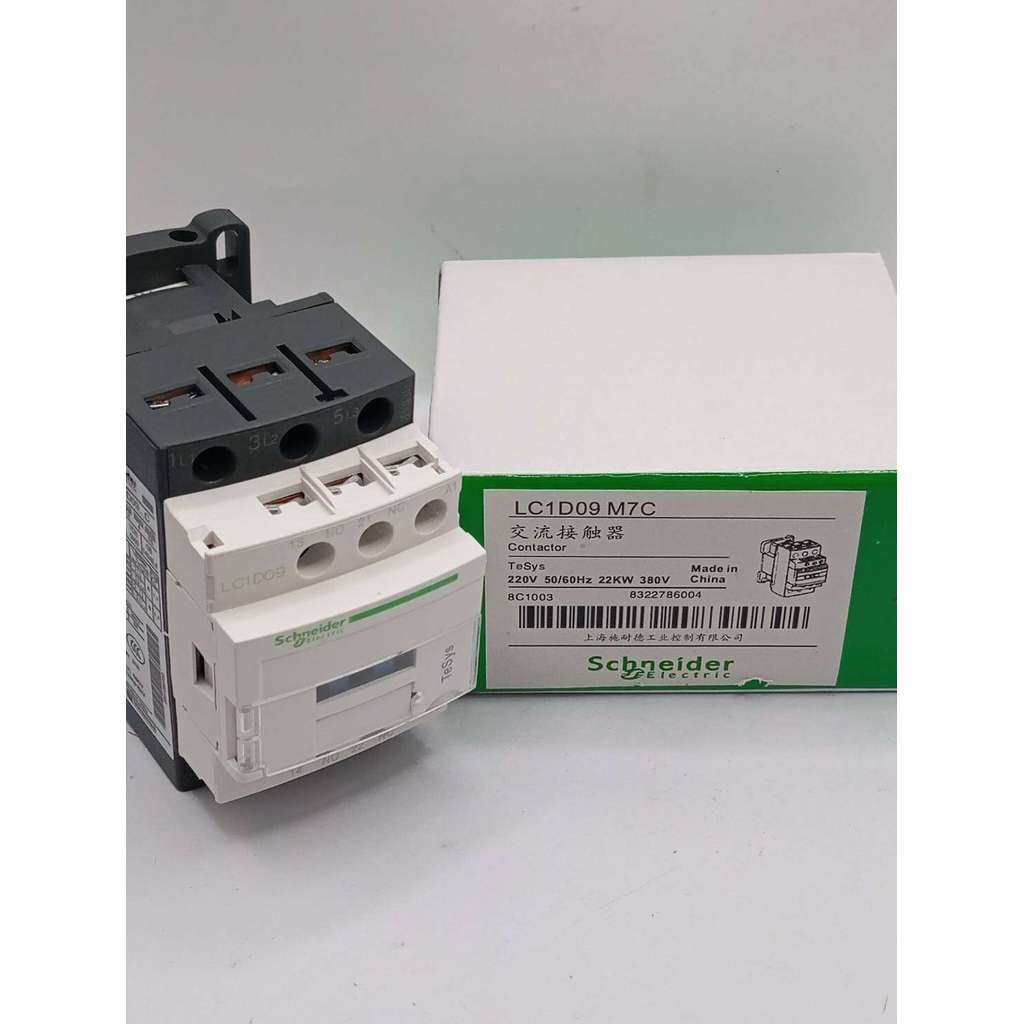 LC1D09 Từ LC1D09 M7C Schneider 220vac 50 / 60Hz 4NO 1NC Mặt tiếp xúc 20A / 690V Sản phẩm