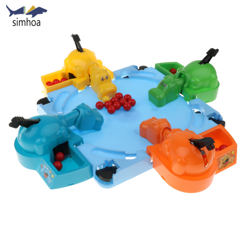 Simhoa Máy Tính Để Bàn Mini Hungry Hippo Trò Chơi Ăn Hippo Đồ Chơi Trò Chơi Cho Trẻ Em Và Người Lớn