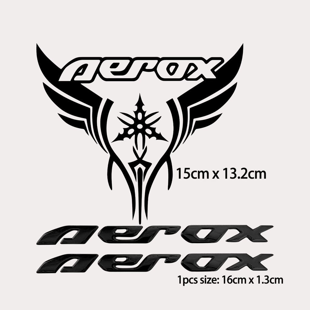 Dành Cho AEROX 155 NVX155 Phía Trước Fairing Decal Chống Thấm Nước Xe Máy Thân Miếng Dán Nhiều Màu S