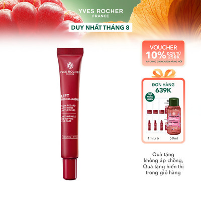 Kem dưỡng mắt giảm nếp nhăn và bọng mắt Yves Rocher Lift Pro-Collagene Tuýp 14ml