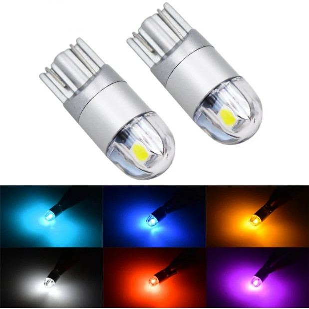 4 Chiếc Mới Chiều Rộng Đèn Báo T10 Đèn LED Nhỏ Biển Số Đèn T10 3032 SMD Đèn LED Ô Tô