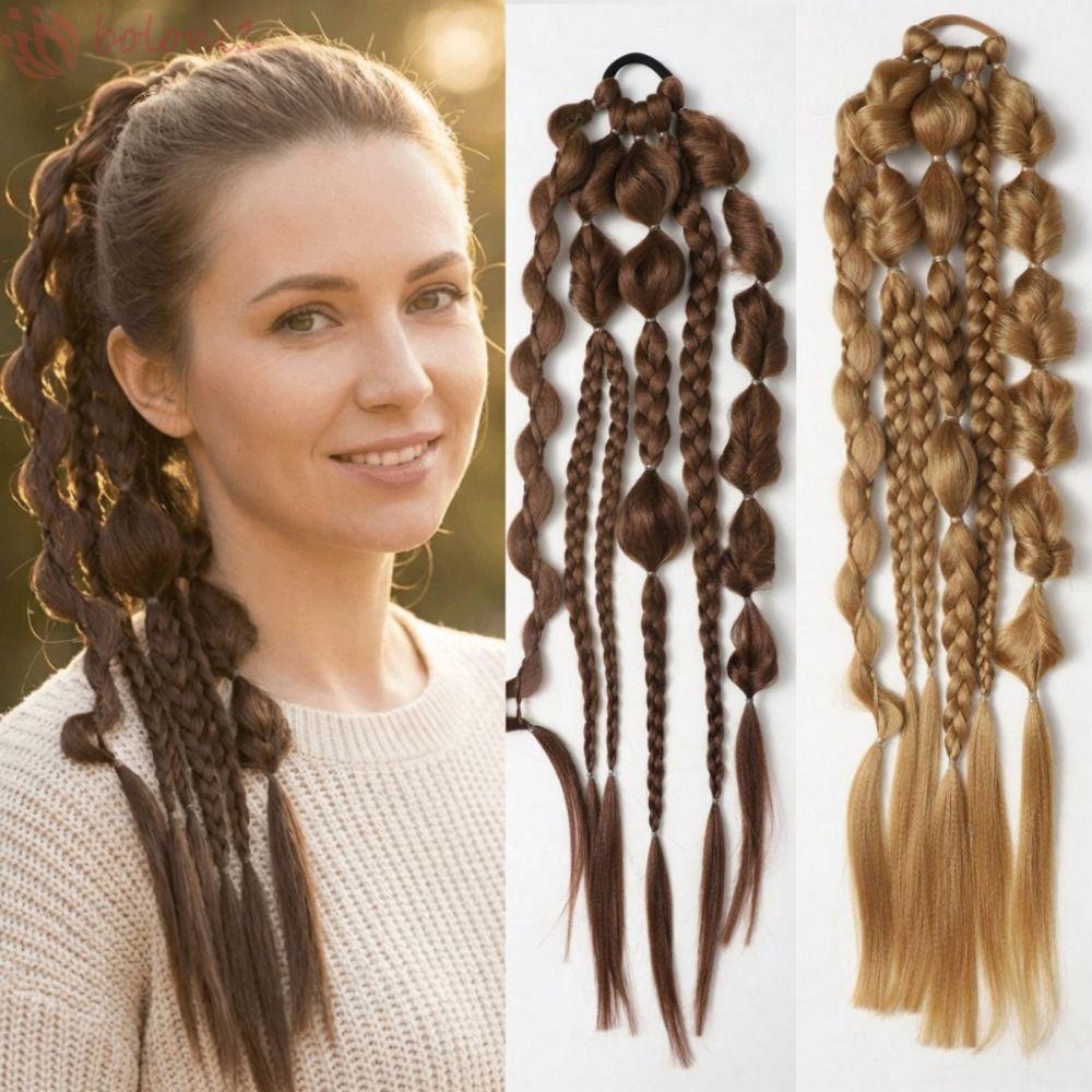 [COD] Twist Braid Bulk, Ombre Lantern Braid Bubble Jumbo Braid, Long Ponytail Extension Hairpiece Ha