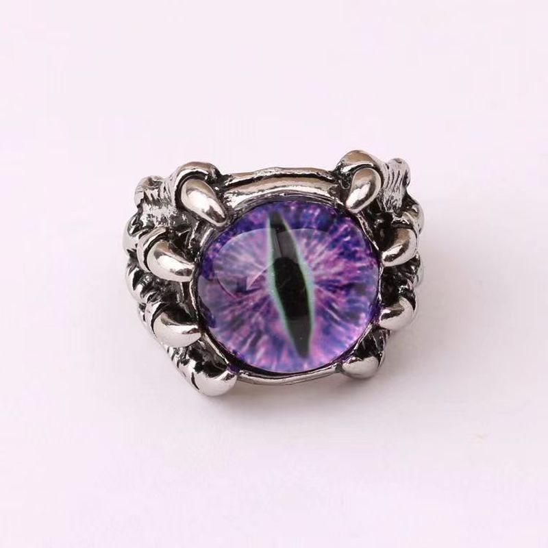 Demon Eye Skull Ring Index Finger Ring Trang sức tay / Iovc