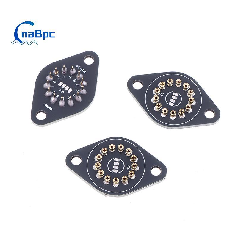 < CnaBpc > 1 / 4 Giá đỡ ống Nixie IN-14 CẮM cho phụ kiện ống điện tử IN14 Glow Clo Mới
