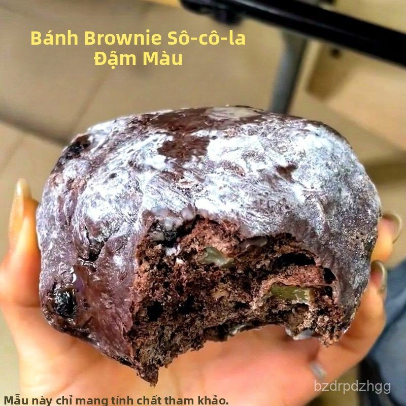 Bánh mì nguyên cám socola đen việt quất brownie, không đường, healthy, ăn sáng, gym, giao nhanh