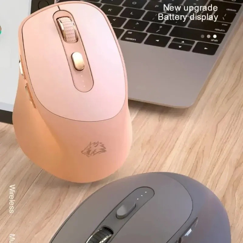 Chuột không dây FREEWOLF X7 Bluetooth 2.4G Im lặng có thể sạc lại 4000 DPI PC Mac