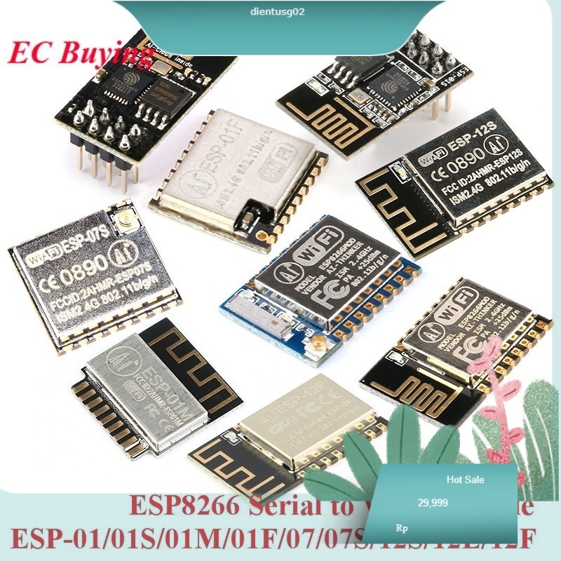 [HCM] Bảng Mạch Chuyển Đổi WIFI Không Dây ESP8266 ESP-01 ESP-01S ESP-01M ESP-01F ESP-07 ESP-07S ESP-