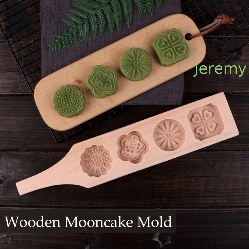 JEREMY1 Ma 'amoul Form Fondant Baking Kitchen Pastry Moon Cake Mold