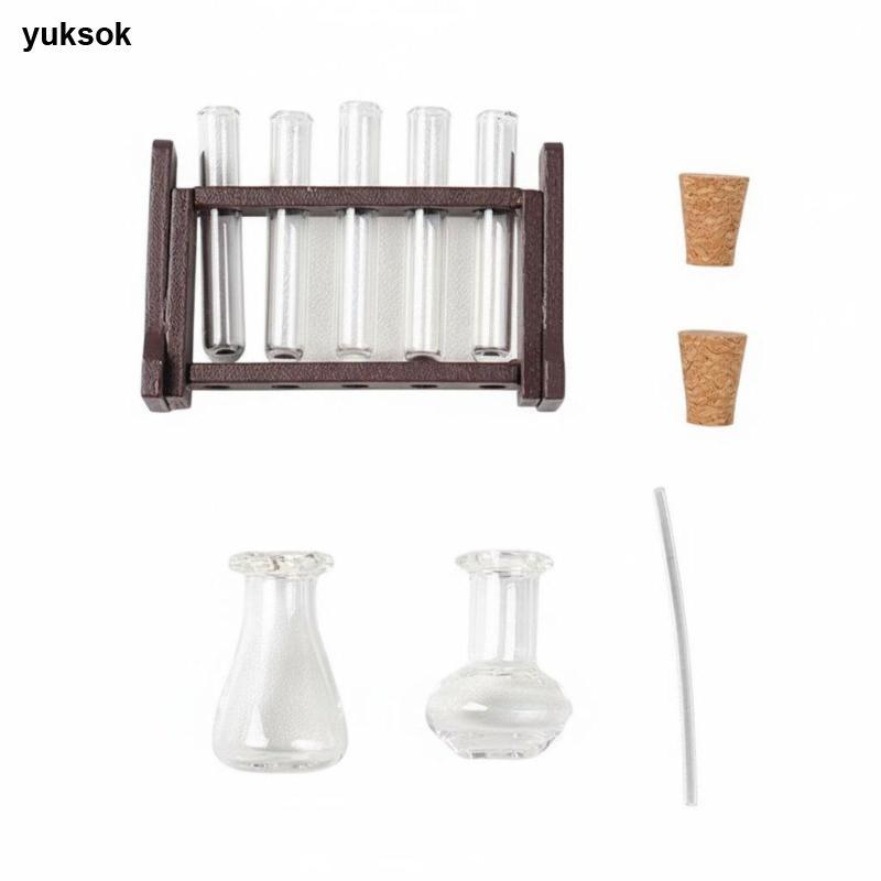 Thiết bị phòng thí nghiệm khoa học thu nhỏ DIY Scene Prop cho cà phê thu nhỏ