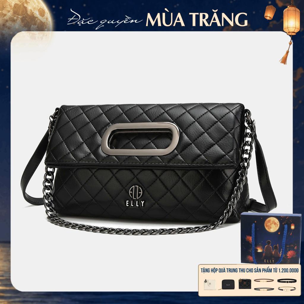 [TẶNG QUÀ TRUNG THU 599K] Túi Xách Nữ ELLY EL295 Đeo Vai Đeo Chéo Da Tổng Hợp Cao Cấp Thanh Lịch Hiệ